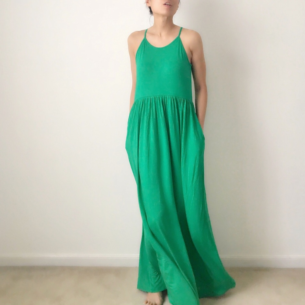 KELLY GREEN maxi dress. IN TREND - Picture 3 of 7